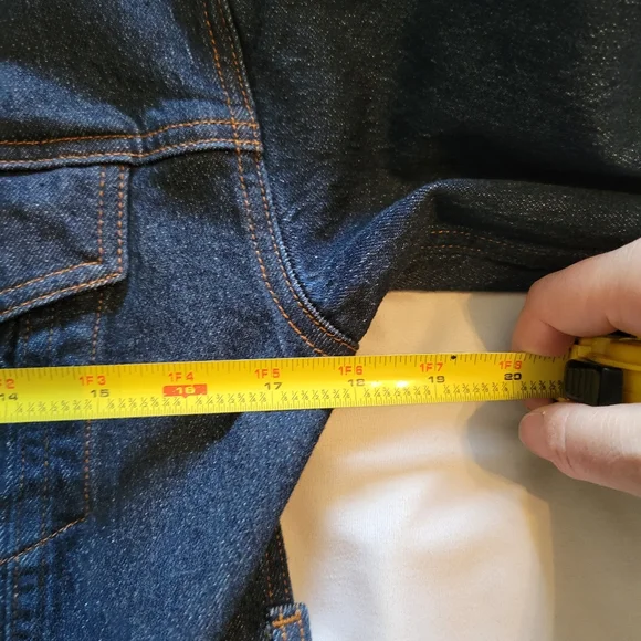 Favorite Daughter The Jane Trench In Pepper Jean Jacket Size XS - Picture 8 of 11